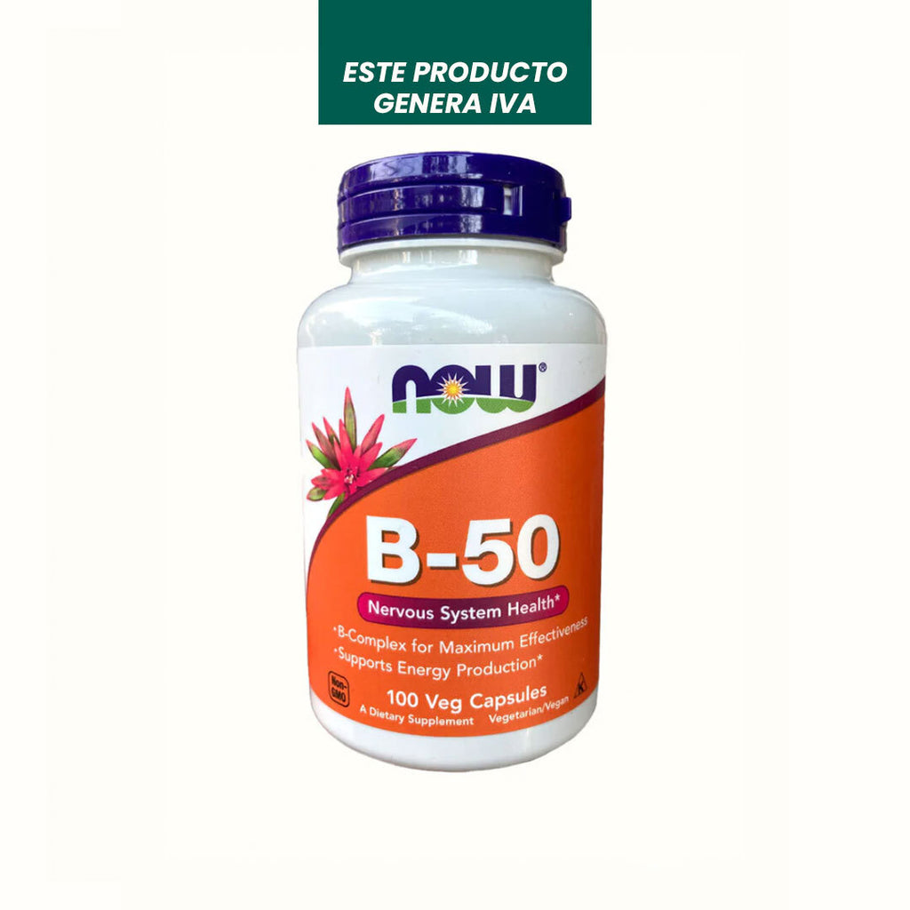 Vitamina B50 Now Foods 100 Cápsulas