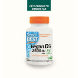 Vitamina D3 de 2,500 IU Doctor´s Best 60 cápsulas