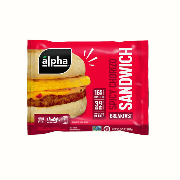 Sándwich Vegano de Chorizo Picante Alpha Foods 156 g