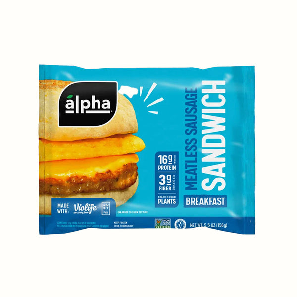 Sándwich Vegano de Salchicha Alpha Foods 156 g