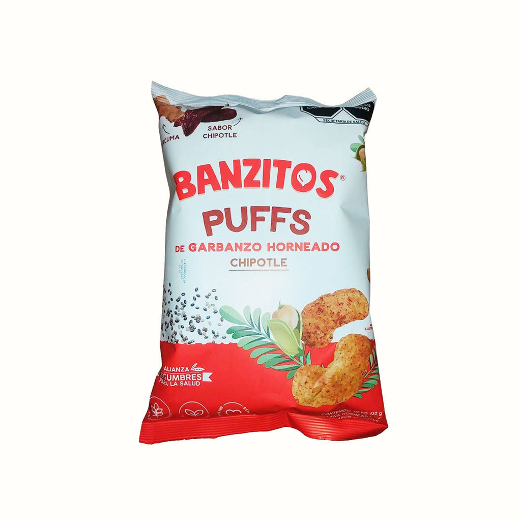 Puffs de Garbanzo Sabor Chipotle Banzitos 130 g
