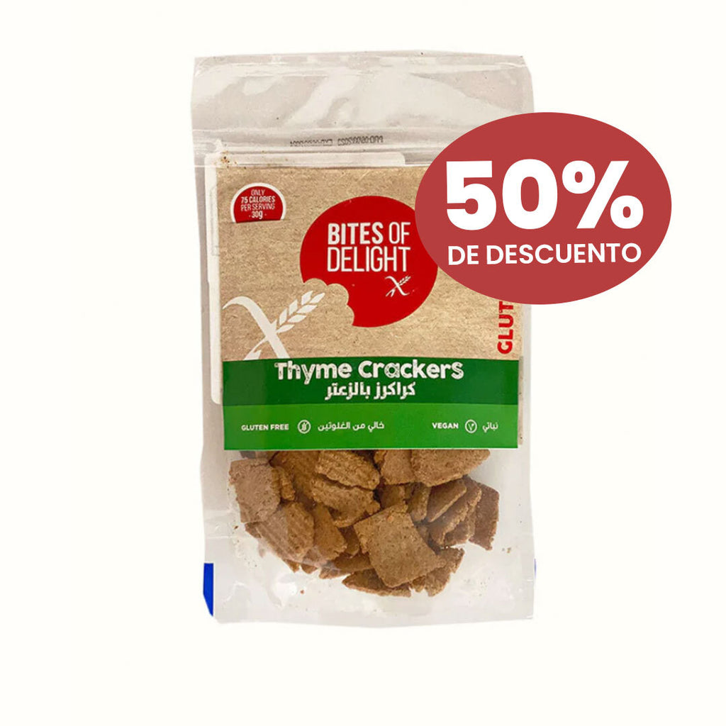 Galletas de Tomillo Libres de Gluten Bites Of Delight 80 g