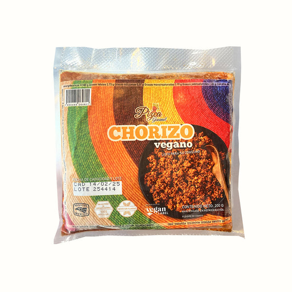 Chorizo Vegano de Semillas de Girasol Pizca Gourmet 200 g