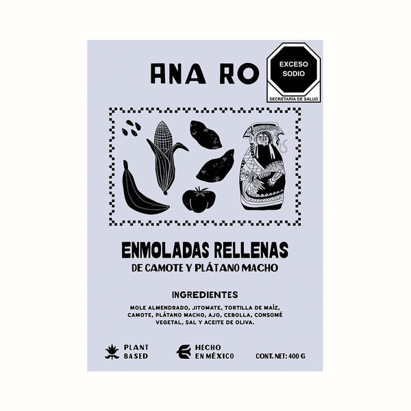 Enmoladas de Camote Ana Ro Foods 400 g