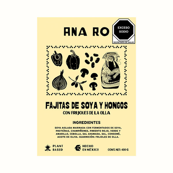 Fajitas de Soya Ana Ro Foods 400 g