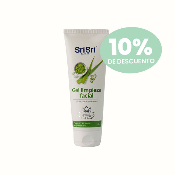 Gel de Limpieza Facial con Aloe Vera Sri Sri Tattva 100 ml