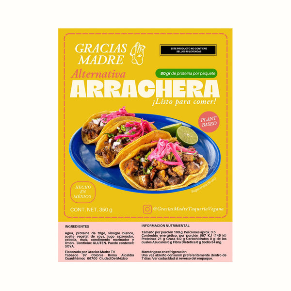 Alternativa Arrachera Gracias Madre 350 g