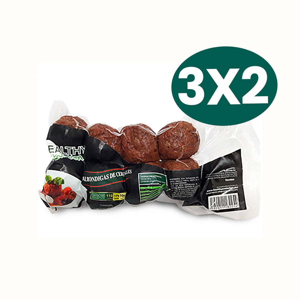 Albóndigas Veganas de Cereales Healthy Evolution (8 piezas) 450 g