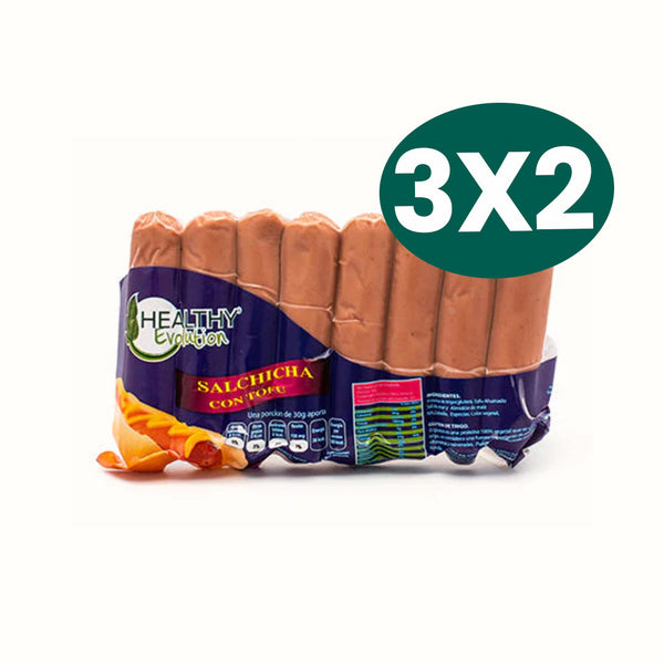 Salchichas Veganas con Tofu Healthy Evolution (8 piezas) 450 g