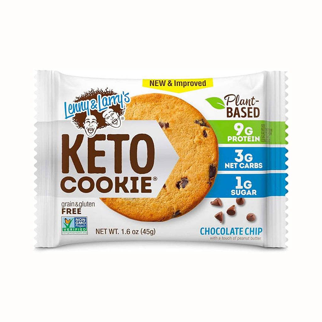 Galleta Keto De Proteína Vegana Con Chispas De Chocolate Lenny & Larrys 45 g