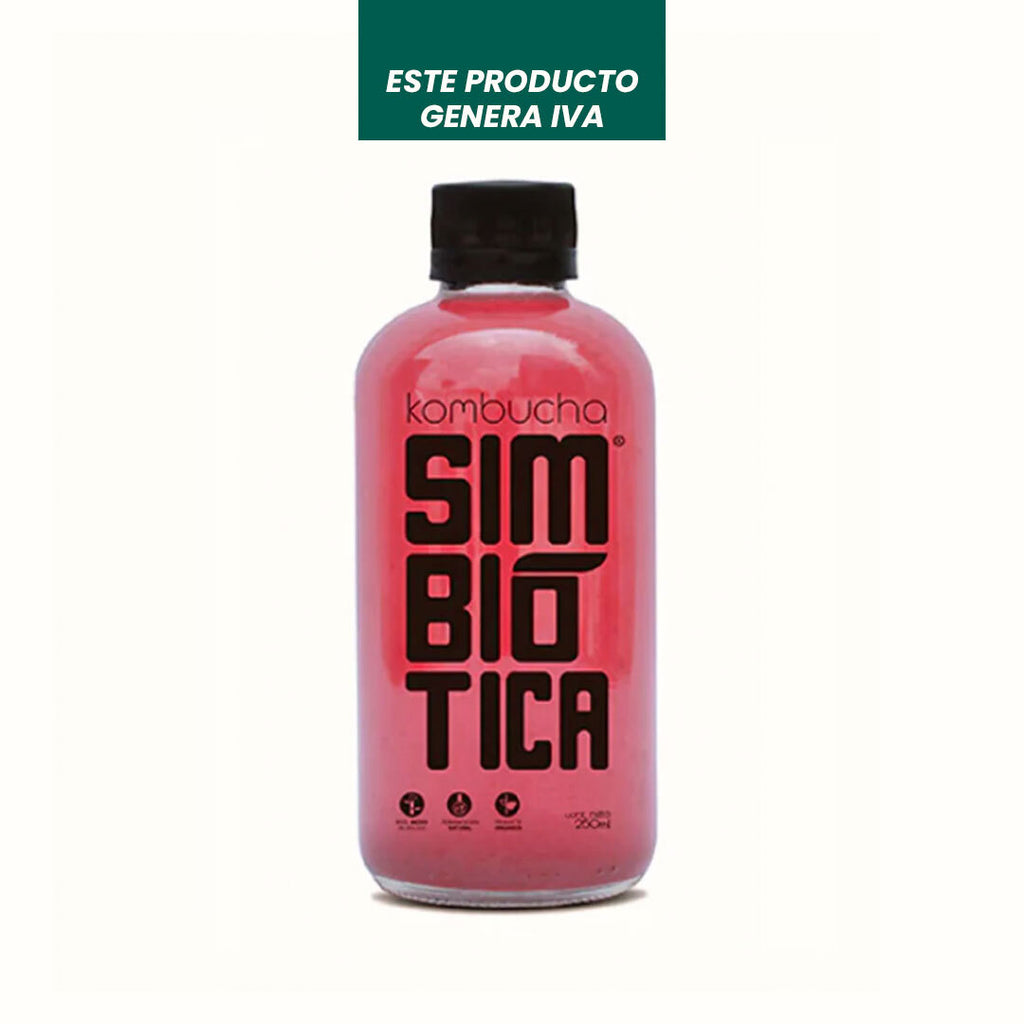 Kombucha Simbiótica Fresa-Limón 250 ml