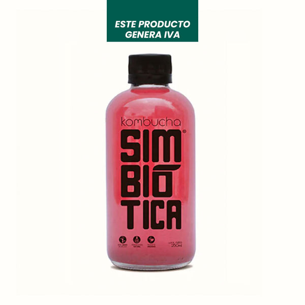 Kombucha Simbiótica Fresa-Limón 250 ml