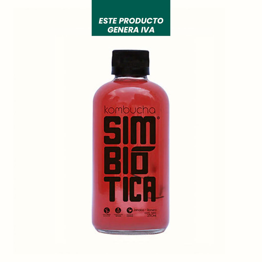 Kombucha Simbiótica Jamaica-Romero 250 ml