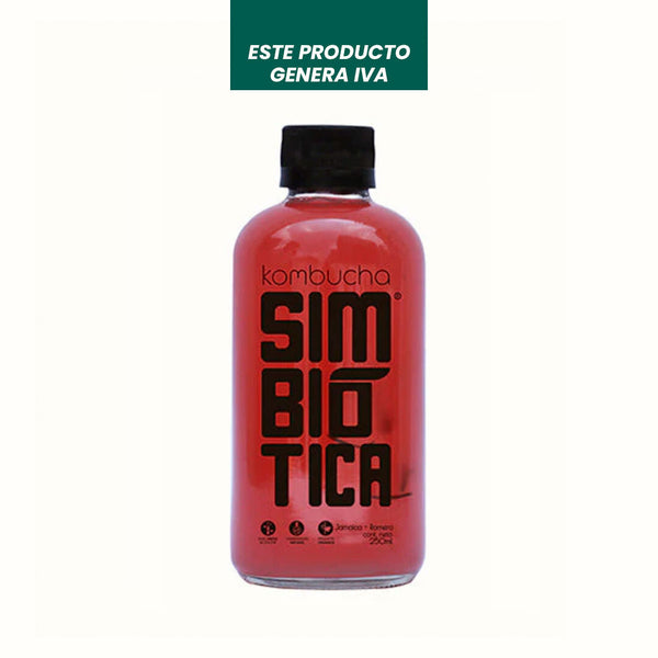 Kombucha Simbiótica Jamaica-Romero 250 ml