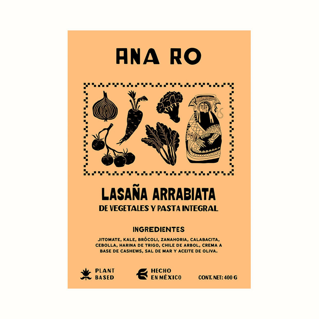 Lasaña Arrabiata Ana Ro Foods 400 g