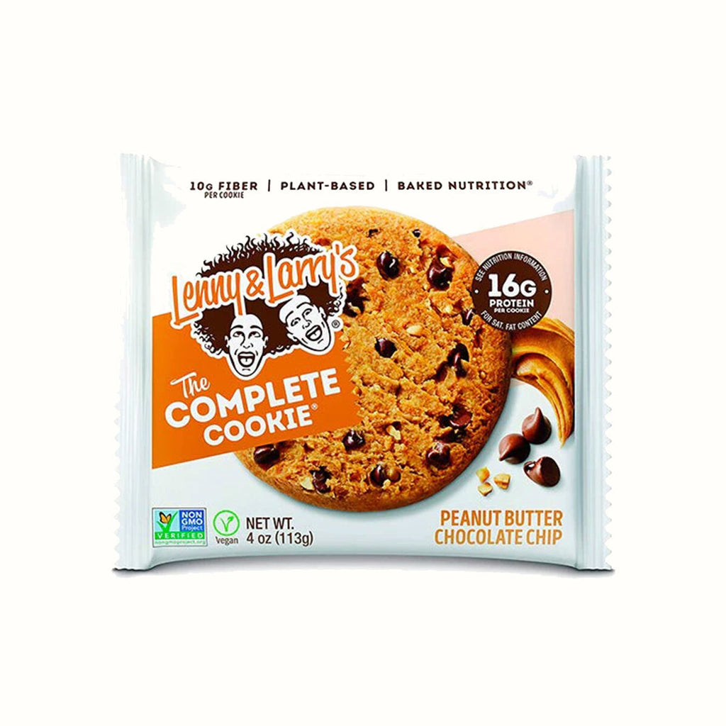 Galleta de Proteína Vegana con Chispas de Chocolate y Mantequilla de Maní Lenny & Larrys 113 g