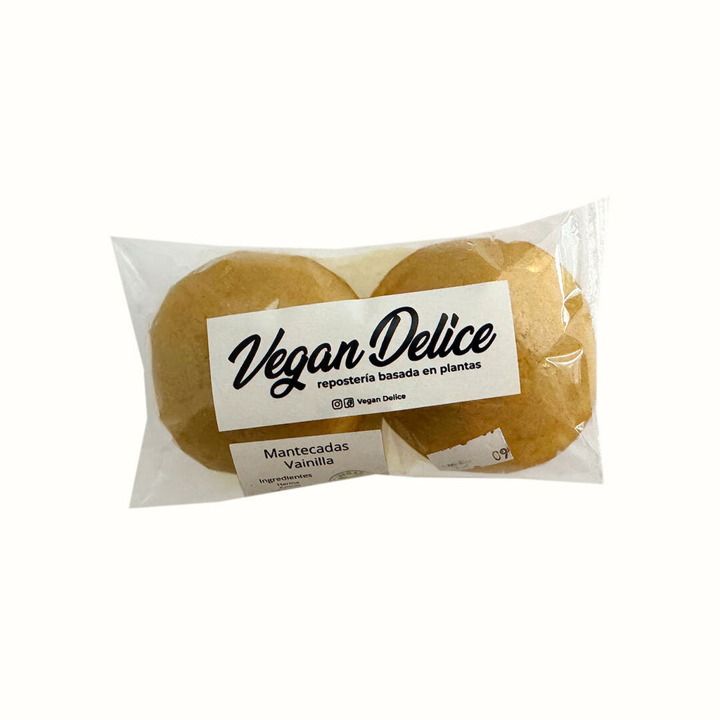 Mantecadas Vegan Delice Sabor Vainilla (2 piezas)