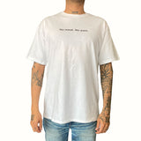 Playera Blanca Unisex NO MEAT, NO PAIN - Vegan Mama