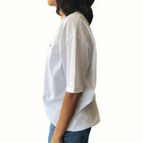 Playera Blanca Unisex NO MEAT, NO PAIN - Vegan Mama