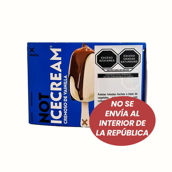 Multipack Paletas Heladas Vainilla con Cobertura de Chocolate NotCo 260 gr