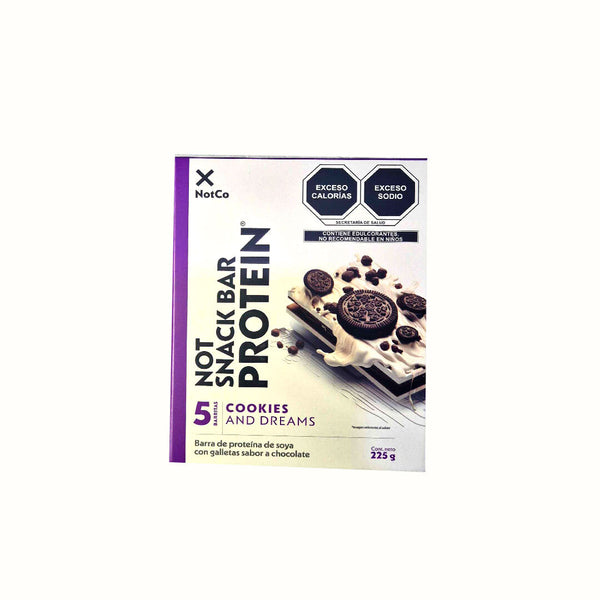 Caja de Barras de Proteína Cookies and Dreams NotCo (5 pzs) 225 g