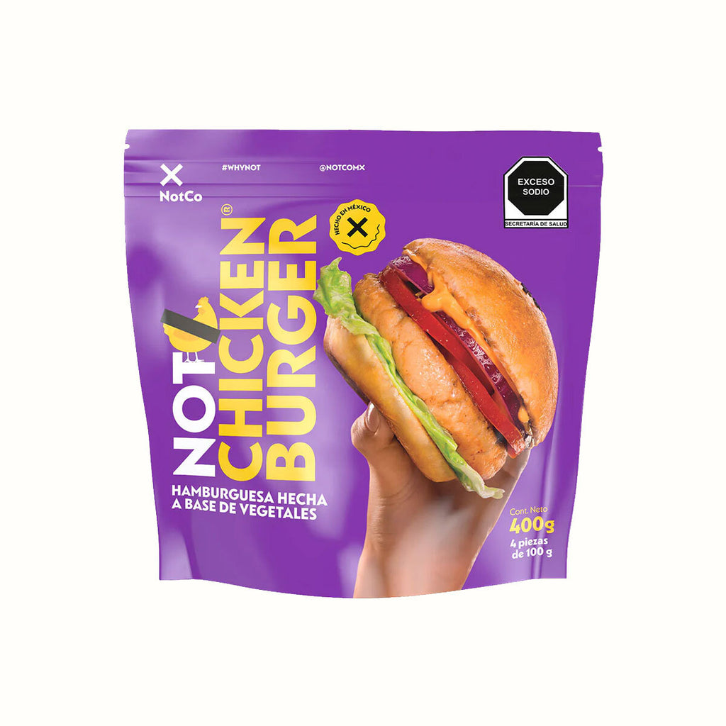 Hamburguesa Not Chicken NotCo 400 g (4 piezas)