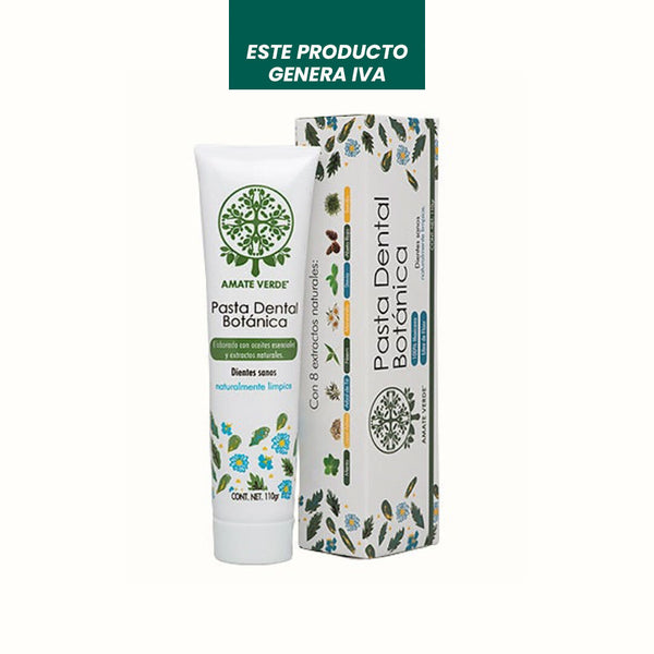 Pasta Dental Ecológica Sin Flúor Amate Verde 110 g