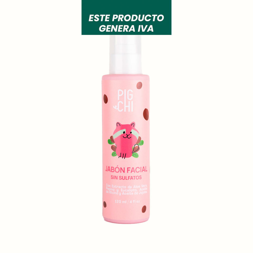 Jabón Facial Vegano PigChi 120 ml