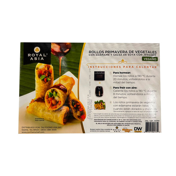Rollos Primavera de Vegetales Royal Asia 1.42 kg