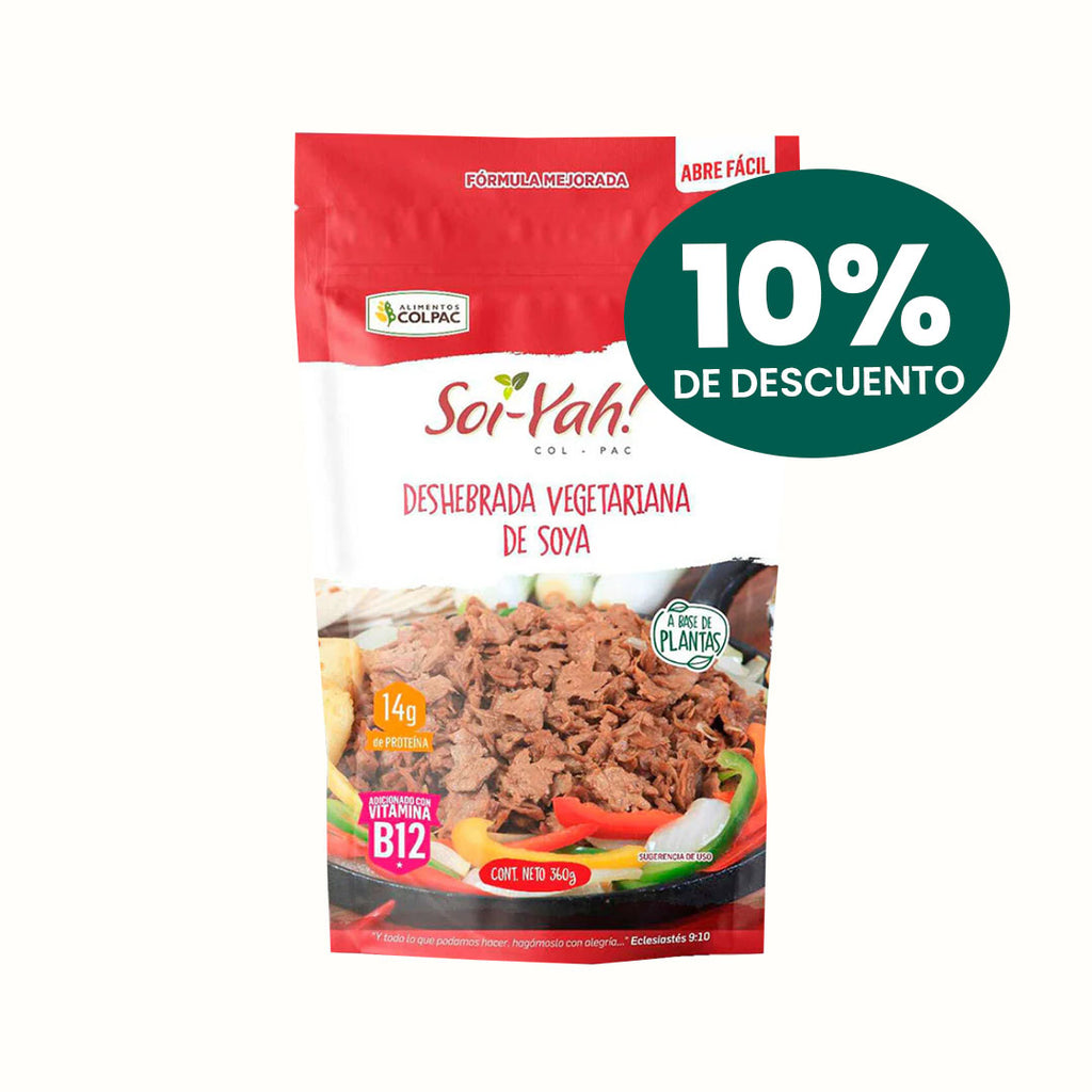 Carne Vegana Deshebrada Soi-Yah! 360 g