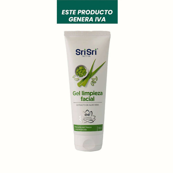 Gel de Limpieza Facial con Aloe Vera Sri Sri Tattva 100 ml