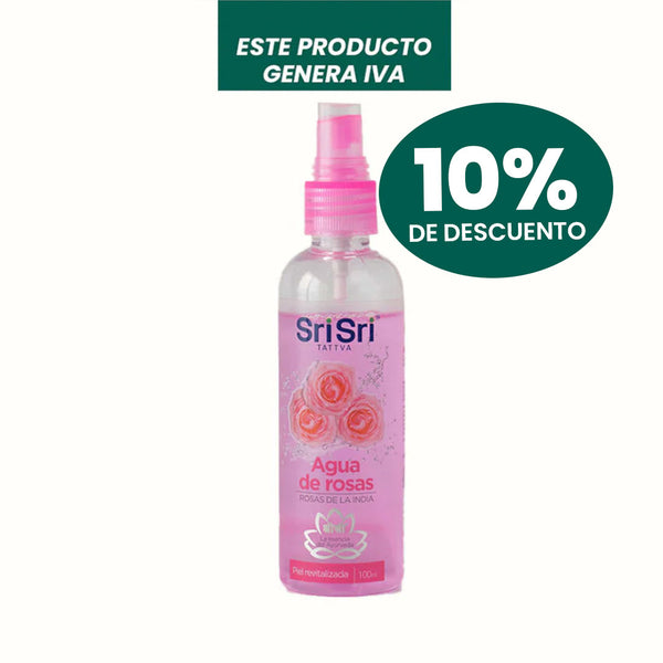 Agua de Rosas Piel Revitalizada Sri Sri Tattva 100 ml