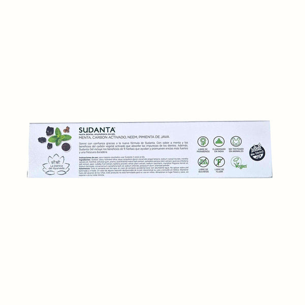 Pasta Dental en Gel Libre de Flúor y Sulfatos Sri Sri Tattva 100 g