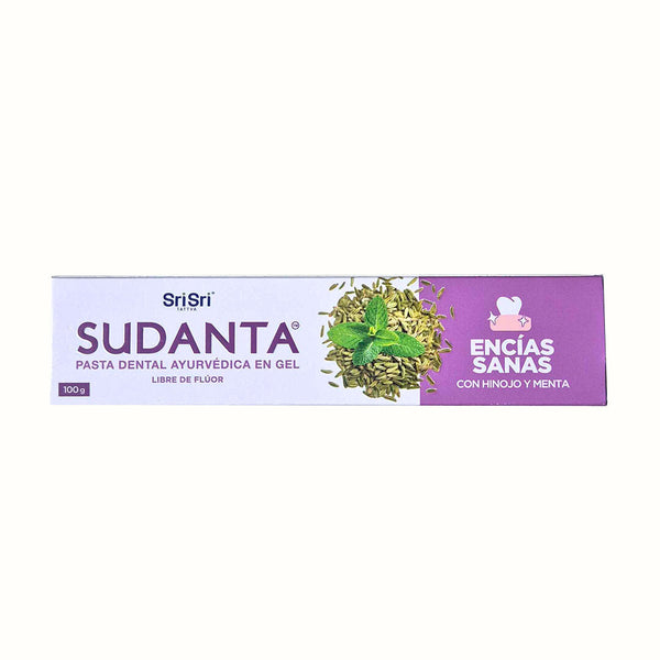 Pasta Dental Libre de Flúor Encías Sanas Sri Sri Tattava 100 g