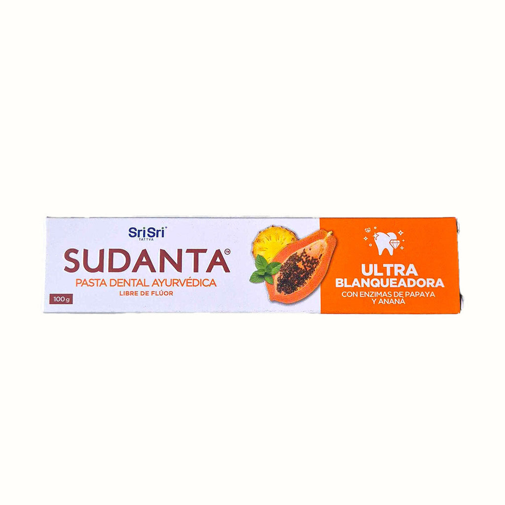 Pasta Dental Libre de Flúor Ultrablanqueadora Sri Sri Tattava 100 g