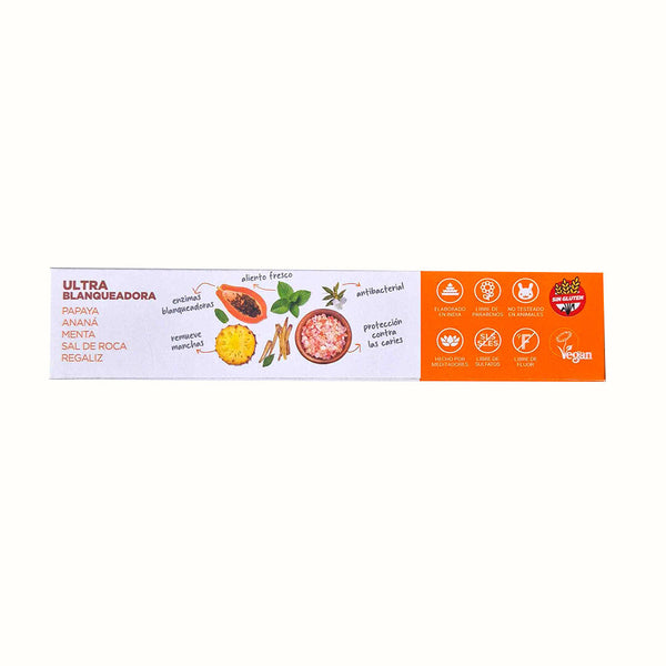 Pasta Dental Libre de Flúor Ultrablanqueadora Sri Sri Tattava 100 g