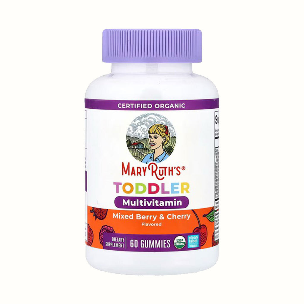 Gomitas multivitamínicas frutos rojos para niños MaryRuth Organics 60 gomitas - TODDLER