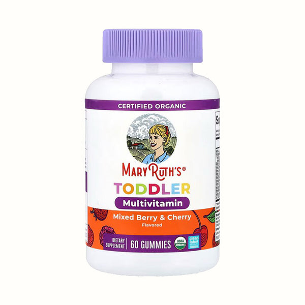 Gomitas multivitamínicas frutos rojos para niños MaryRuth Organics 60 gomitas - TODDLER