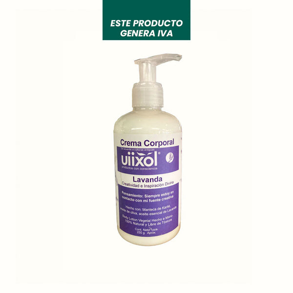 Crema Corporal de Lavanda Uiixol 250 gr
