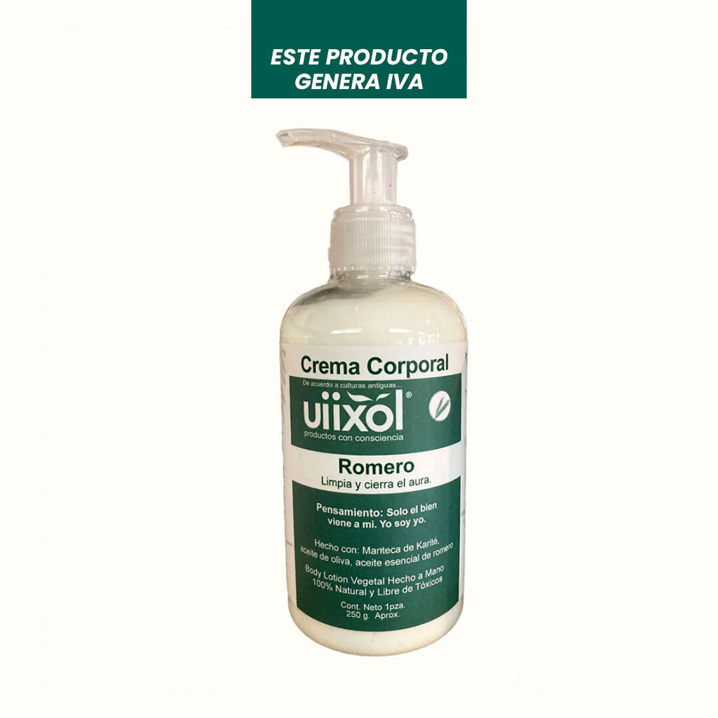 Crema Corporal de Romero Uiixol 250 gr