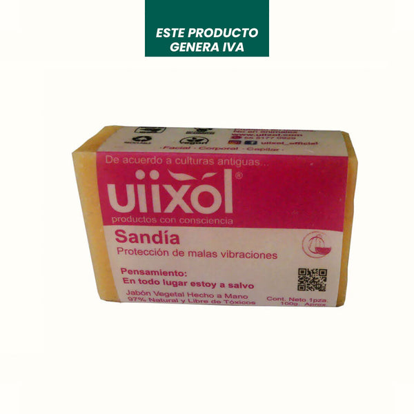 Jabón Natural de Sandia Uiixol 100 gr