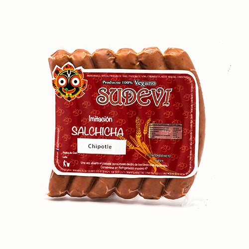 Salchicha Vegana de Chipotle Sudevi (6 piezas) 300 g