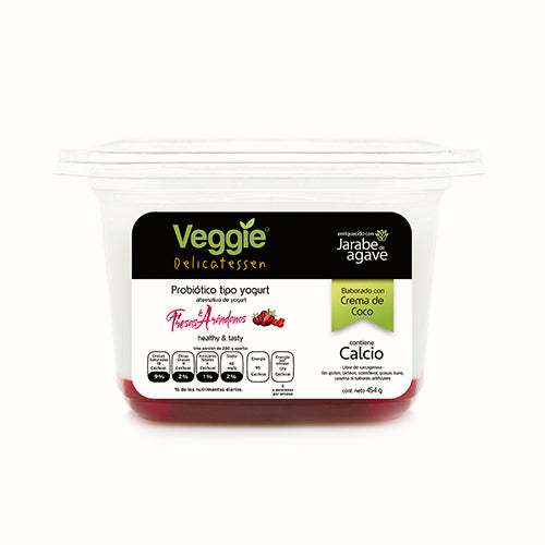 Yogurt Fresa Veggie Delicatessen 454 g